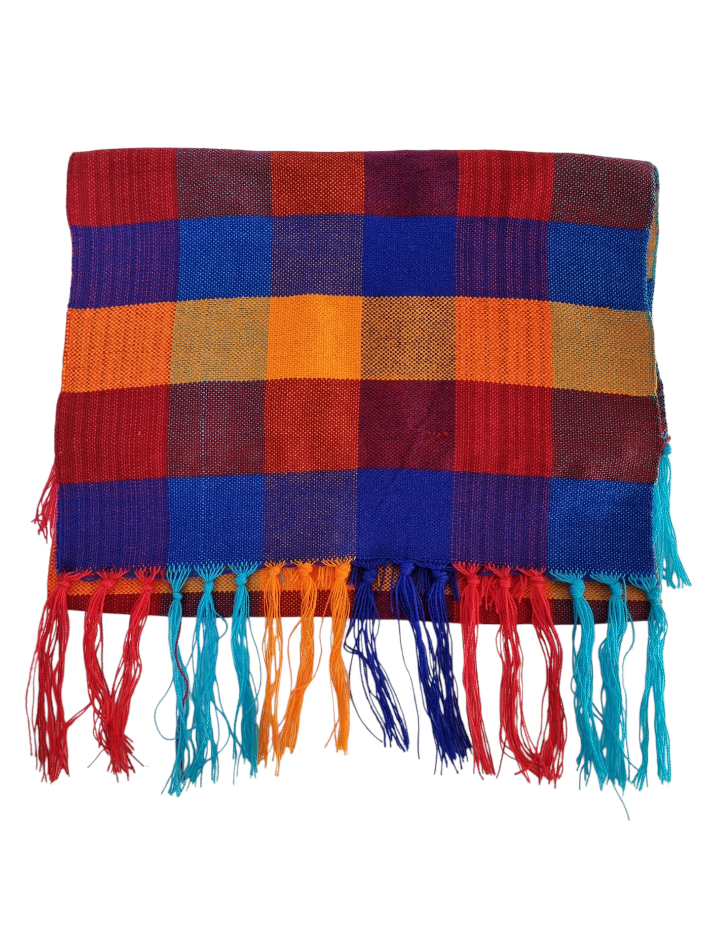 Tynt håndvevd skjerf i ull (4 varianter)