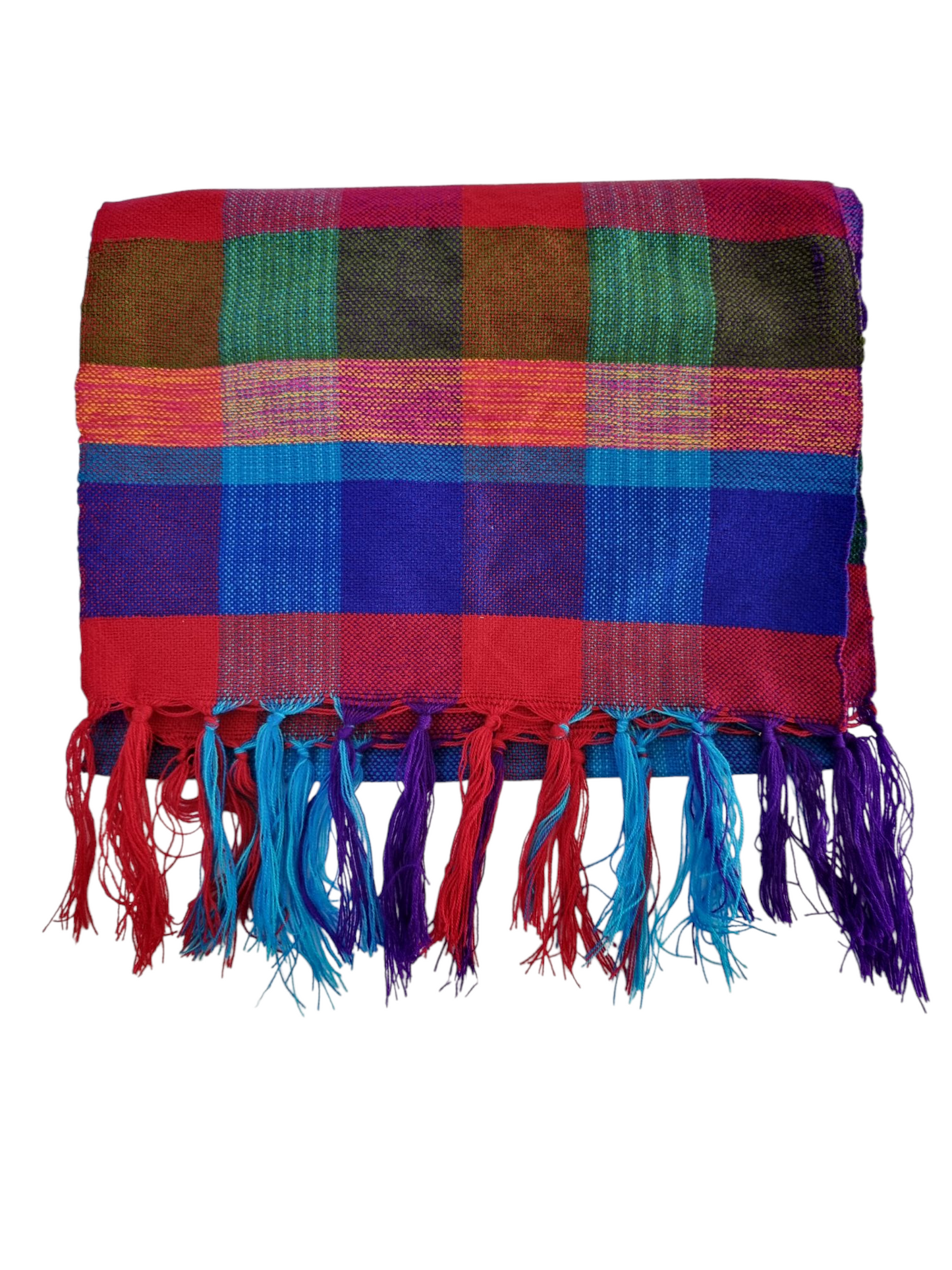 Tynt håndvevd skjerf i ull (4 varianter)