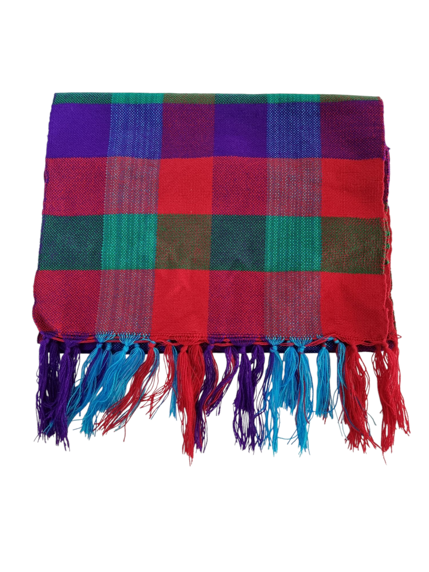 Tynt håndvevd skjerf i ull (4 varianter)