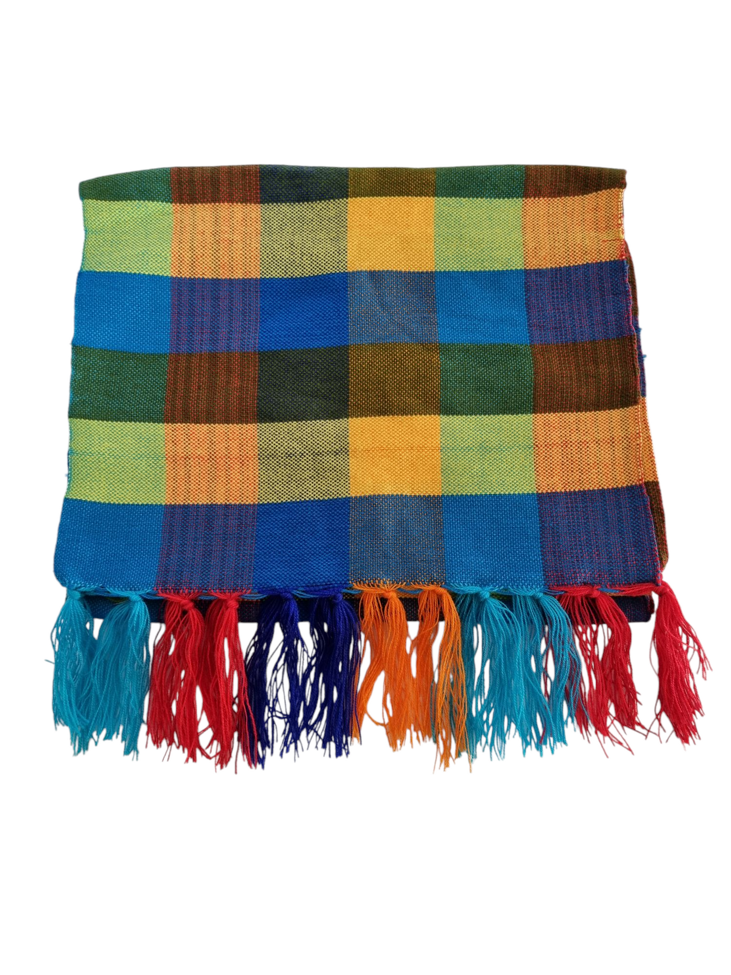 Tynt håndvevd skjerf i ull (4 varianter)