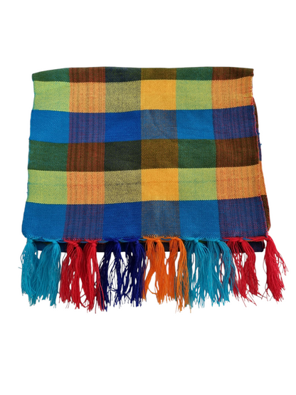 Tynt håndvevd skjerf i ull (4 varianter)