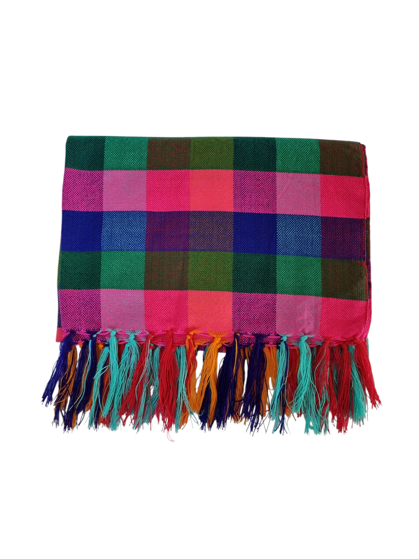 Tykt håndvevd skjerf i ull (3 varianter)