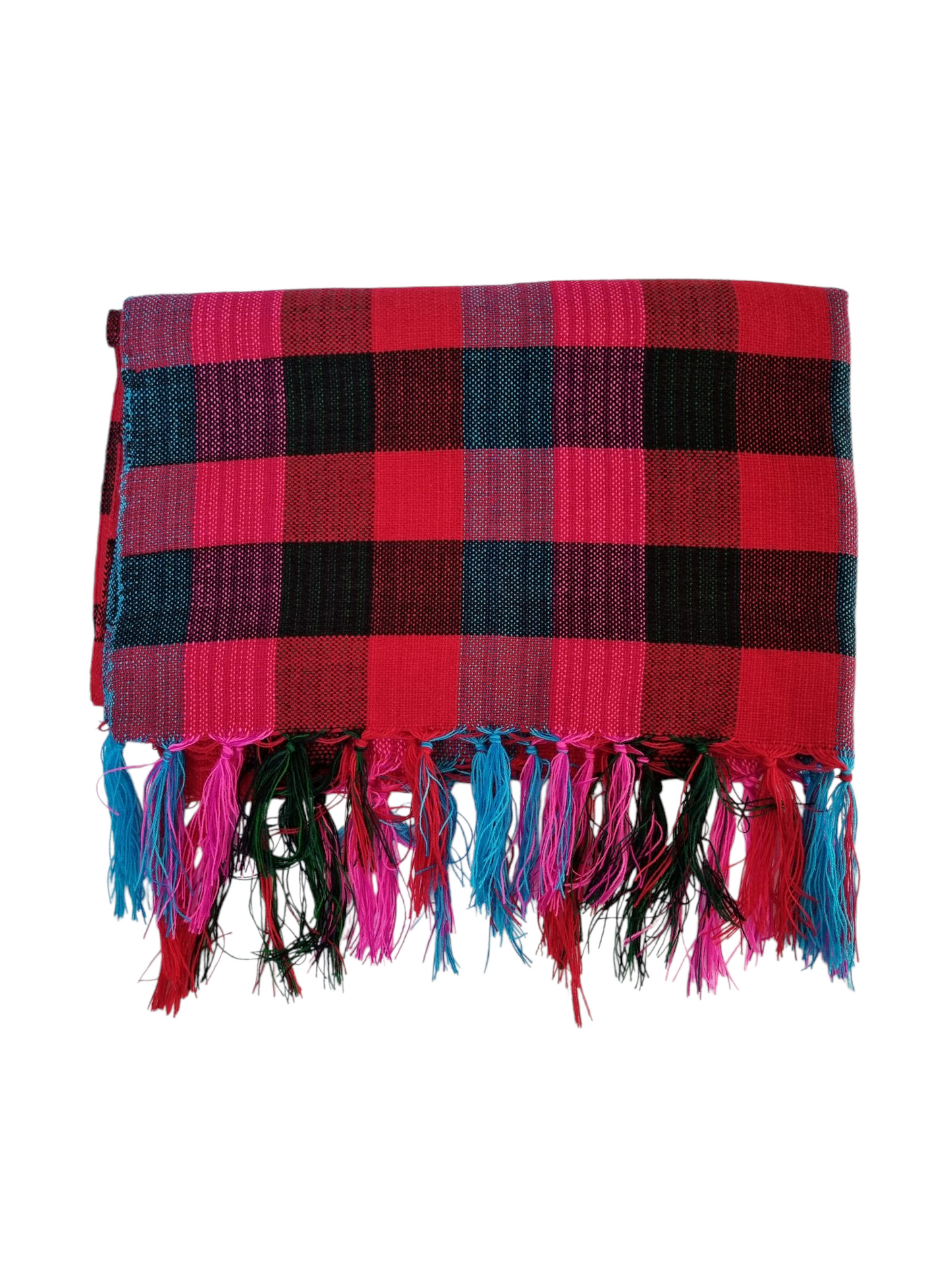 Tykt håndvevd skjerf i ull (3 varianter)